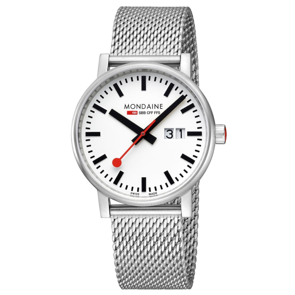 EVO2 klassische Edelstahluhr Ø 40 mm