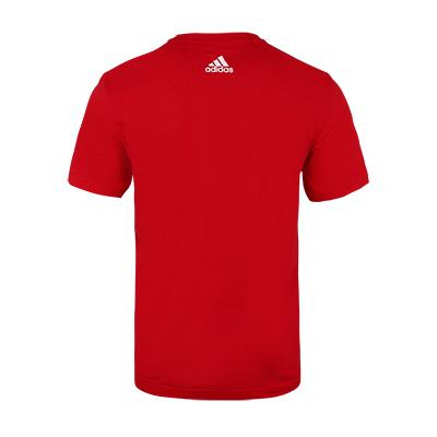 Adidas red shirt hotsell