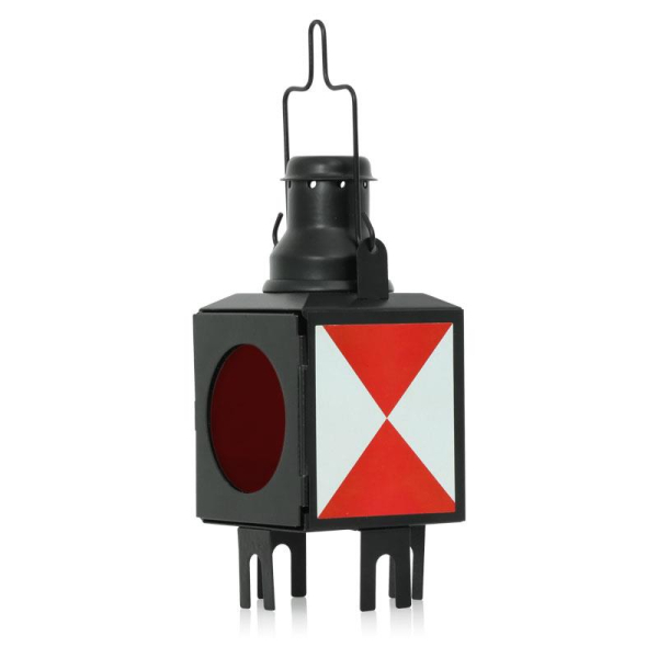 Zugschluss-Laterne für Teelicht