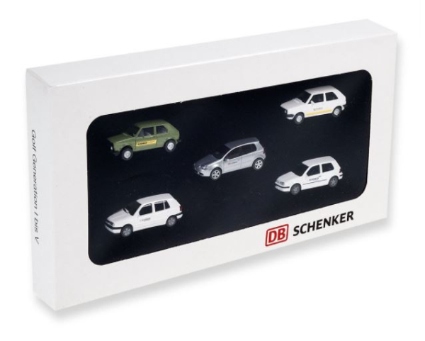 WIKING Generationsset VW Golf I–V