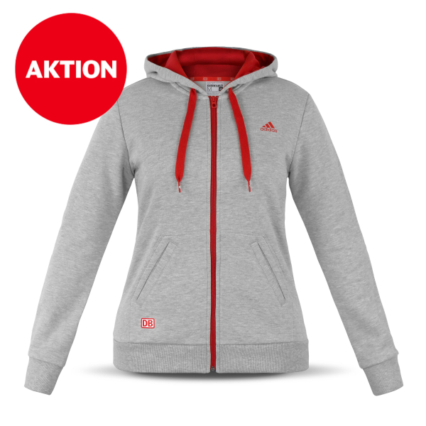 adidas Damen Kapuzen-Sweatjacke